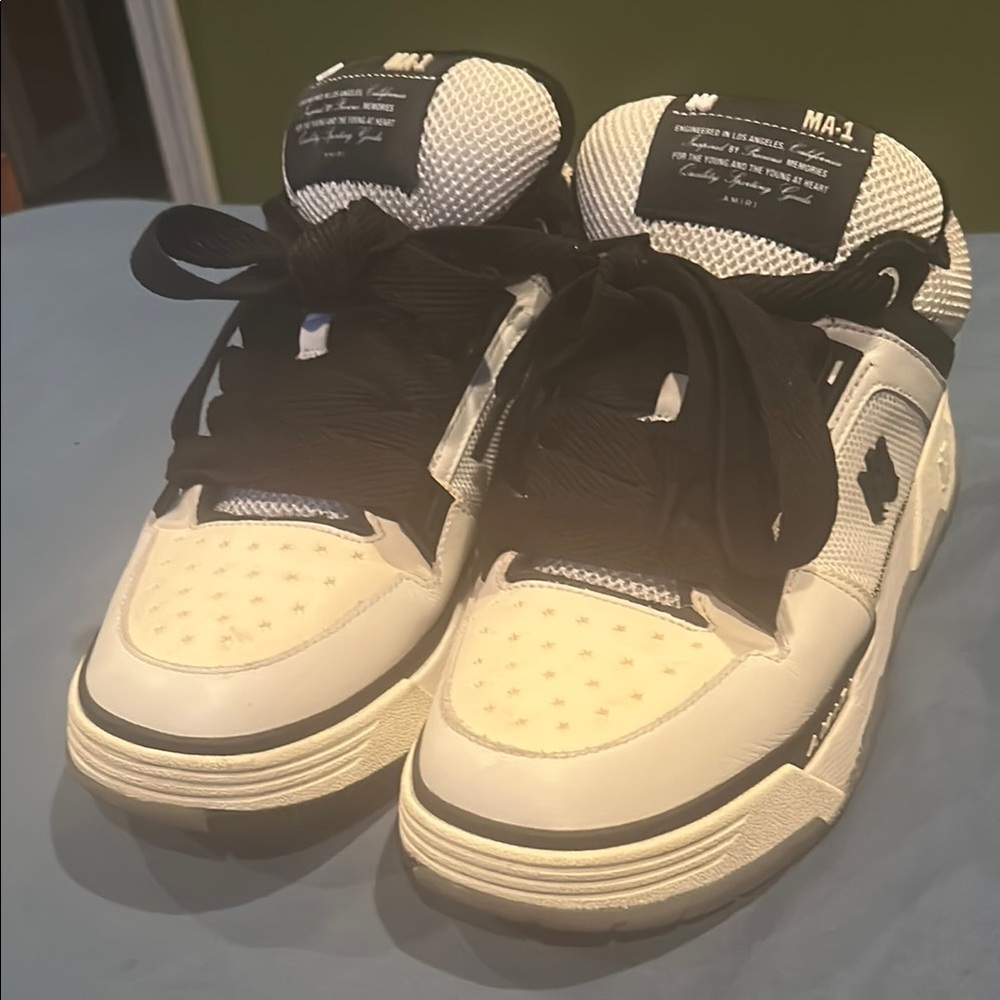 MA-1 Black and White Sneakers